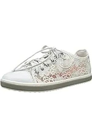 Desigual Supper Happy Lace, Zapatillas Mujer, Blanco (White 1000), 36 EU