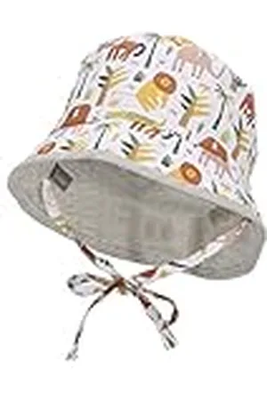 Sterntaler Sombrero de Pescador Reversible Animales Infantil, , 49 Unisex niños