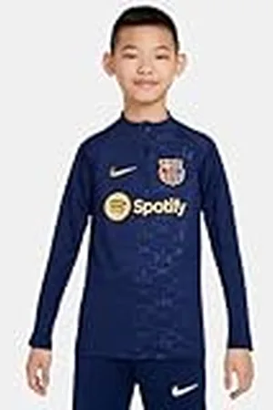 Nike Sudadera Unisex para niños del FC Barcelona Dri-fit Strike Driltopk Homegxpm