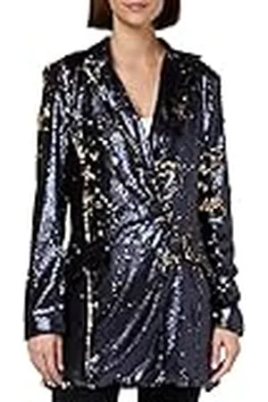 KENDALL + KYLIE KENDALL & KYLIE K&K W Dazzle Blazer KKW3711001, Bronze, L, , Mujer
