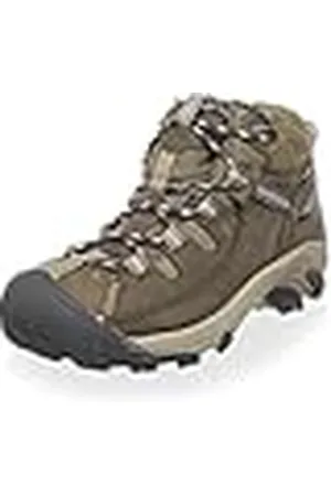 Keen Targhee 2 Mid Waterproof, Botas para Senderismo Mujer, Slate Black/Flint Stone, 37.5 EU