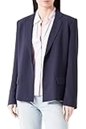 Armani Exchange Sostenible, Estilo clásico, Parche con Logotipo Interno Blazer, , S para Mujer