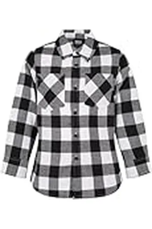 Urban classics Camiseta de Franela para Chicos Camisa, , 134-140 cm para Niños