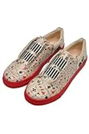 Dogo Apollo, Zapatillas de Deporte para Hombre, Playing Cards, Zapatos Veganos Estampados,45 EU