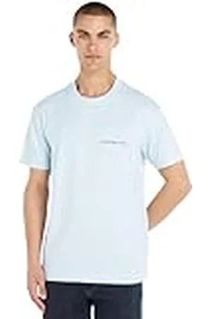 Calvin Klein Jeans INSTITUTIONAL tee J30J324671 Camisetas de Punto de Manga Corta, , S para Hombre
