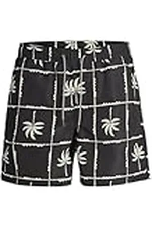 JACK & JONES Jpstfiji Jjswim Oceanday Ss24 LY Pls Bañador Corto, , 48 para Hombre