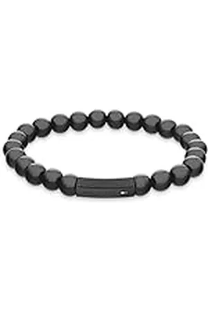 Tommy Hilfiger Jewelry Pulsera de Cuentas para Hombre Con Piedras De Ónix - 2790581