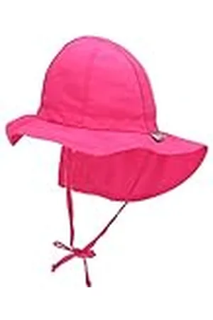 Sterntaler Sombrero unisex con cintas y protector de cuello, Edad: de 2-4 años, Tamaño: 53, Magenta