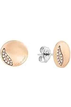 Calvin Klein Pendientes de botón para Mujer Colección MINIMAL CIRCULAR con cristales - 35000139