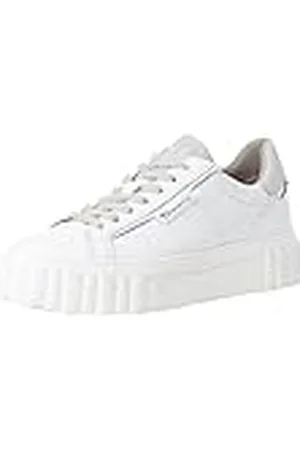 Tamaris Zapatillas Deportivas para Mujer, Cómodas, Blanco, Piel, 39 EU