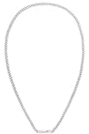 Calvin Klein Collar de Cadena para Hombre Colección ICONIC ID en Acero Inoxidable con un Charm - 35000055