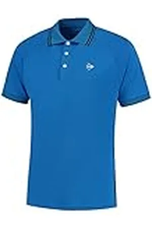 Dunlop Club Polo, Polo Deportivo de Tenis para Hombre, Azul/Azul Marino