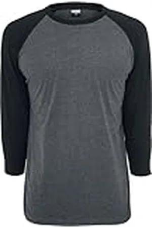 Urban classics Camiseta Hombre de Manga Ranglán a Tres Cuartos hasta el Codo, Algodón, Largo Normal, Disponible en Distintos Colores y tallas XS - 5XL