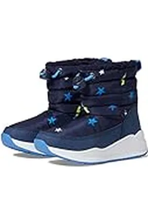 Joules Botas de Invierno Jnr, Botas cortas al tobillo Niñas, Navy Lightening Stars, 28 EU