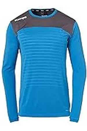Kempa Emotion 2.0 Longsleeve Camiseta M/L De Entrenamiento De Balonmano, Hombre, Azul/Antracita, 152