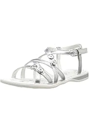 Primigi Bryna 1303200 - Sandalias para niñas, Color Plateado, Talla 32