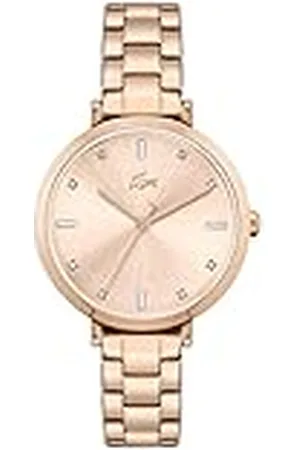 Lacoste Reloj Analógico de Cuarzo para Mujer con Correa en Acero Inoxidable Color Oro Rosado - 2001250