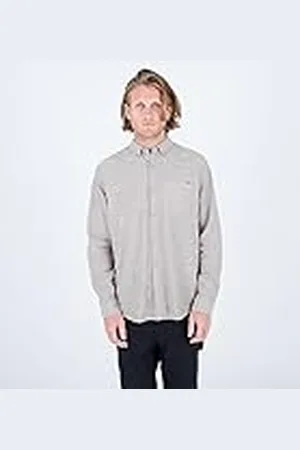 Hurley O&o Stretch LS Camisa, , S para Hombre