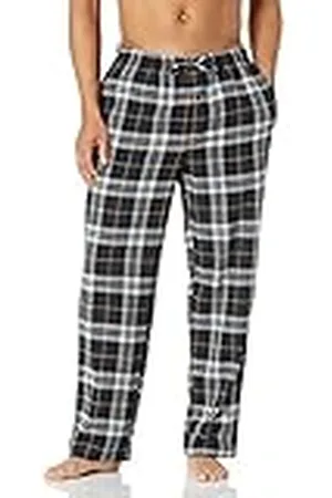 Amazon Pantalón de Pijama en Franela (Disponible en Tallas Grandes y Largos Especiales) Hombre, , S