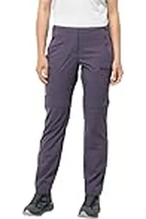 Jack Wolfskin Glastal Zip Away Pants W Pantalones para Senderismo, , 88 para Mujer