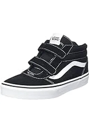 Vans Ward Mid V, Zapatillas para Unisex niños, (Suede/Canvas) black/white, 37 EU