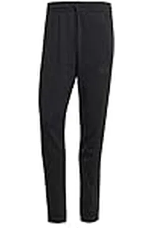 adidas Hombre Essentials French Terry Tapered Elastic Cuff 3-Stripes Pants, , M