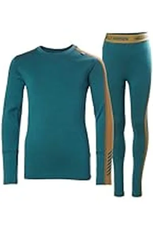 Helly Hansen Jr LIFA Merino Set de Peso Medio Capa Base Inferior, , 12 años Unisex niños