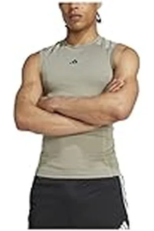 adidas Hombre Techfit Compression Training Sleeveless T-Shirt, , 3XL Short