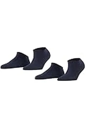 ESPRIT Uni Multipack W Sn algodón lisos 2 pares, Calcetines cortos Mujer, , 35-38