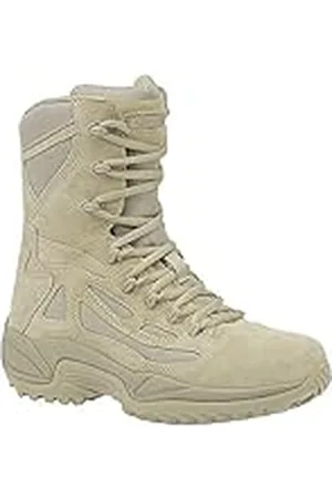 Reebok Rapid Response 8-Inch Zip Boots - Botas para Hombre, Beige (Tan), 42 EU