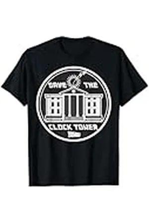 Back To The Future Logotipo circular de Regreso al futuro de la Torre del Reloj Camiseta