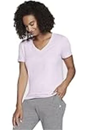 Skechers GODRI Serene V-Neck tee Camiseta, , L para Mujer