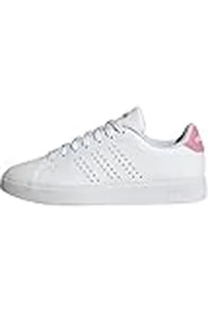 adidas Advantage 2.0 Shoes, Zapatos Mujer, FTWR White/FTWR White/Bliss Pink, 40 EU