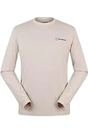Berghaus Grappled Camiseta de Manga Larga, Taupe, 3XL para Hombre