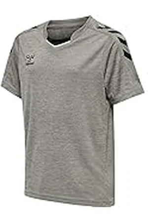 Hummel Camiseta Unisex para niños Hmlcore Xk Poly Jersey S/S Kids, Unisex niños, Camiseta, 211456, Gris, 116