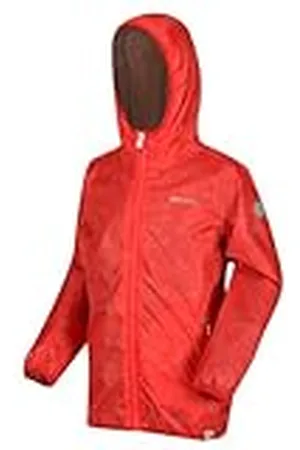 Regatta Printed Lever - Chaqueta Compresible, Impermeable Y Transpirable, con Forro De Malla Jackets Waterproof Shell, Unisex niños, , 11-12