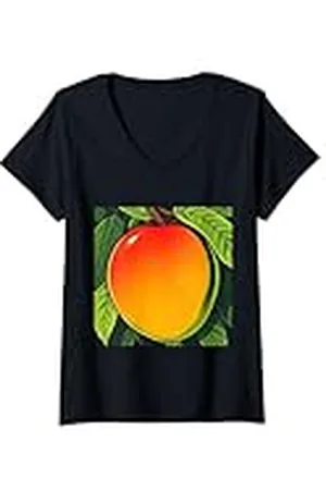 Fruit Of The Loom Mujer Mango Camiseta Cuello V