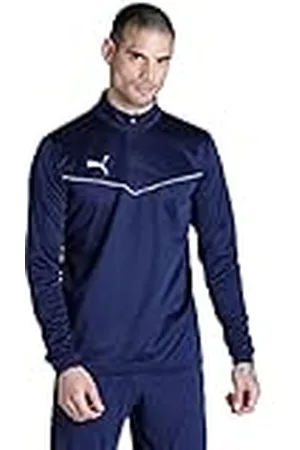 PUMA Teamrise 1/4 Zip Top Camiseta, Hombre, Peacoat- White, XL
