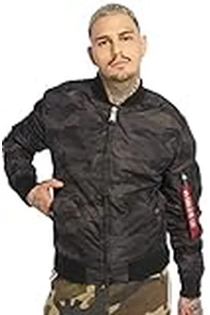 Alpha Industries MA-1 TT Chaqueta Bomber, Multicolor (Black Camo-125), XXL para Hombre