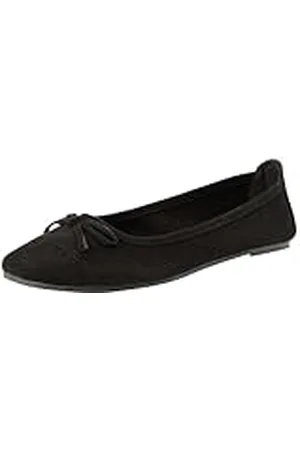Pieces® PCMARIA Ballerina, Bailarina Mujer, Black, 39 EU