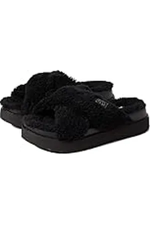 UGG Fuzz Sugar Cross Slide, Pantuflas Mujer, , 38 EU