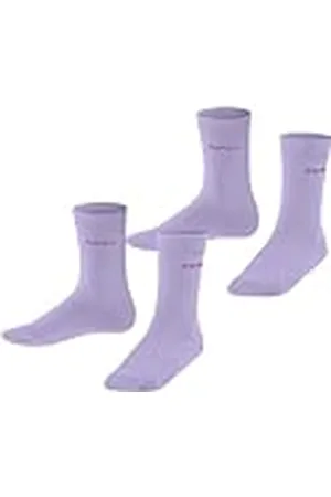 Falke ESPRIT Foot Logo Multipack K So algodón lisos 2 pares, Calcetines Unisex niños, , 23-26