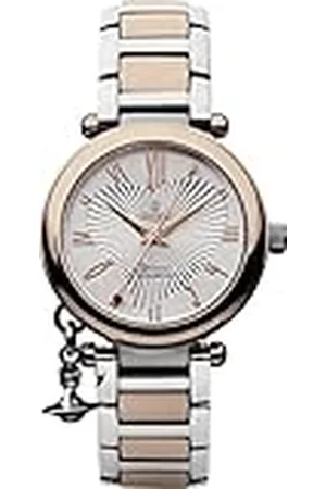 Vivienne Westwood Orb VV006RSSL - Reloj analógico para mujer de acero inoxidable, resistente al agua, color oro rosa