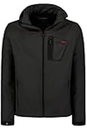 Geographical Norway Texshell Men Softshell Hombre, Gris Foncé, XL