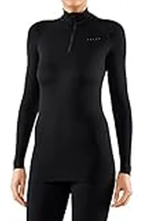 Falke Maximum Warm High Zip Neck W L/s Sh hilo funcional secado rápido 1 pieza, Capa de base superior Mujer, , XS