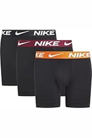 Nike Boxer Brief 3PK Ropa Interior, Blk-Safety Orange/Team Red/Blk, M Hombre