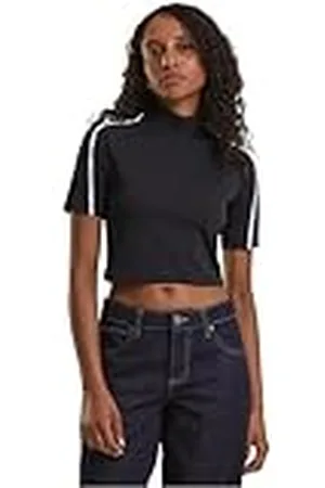 Urban classics Tb7137-ladies High Neck Short tee Camiseta, , L Mujeres