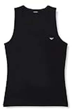 Emporio Armani Tank Iconic Cotton Tanque Top, Mujer, Negro, M