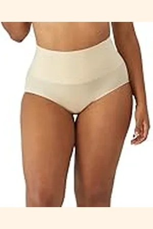 Maidenform Tame Your Tummy Brief Domar Las Bragas de Encaje de su Barriga, Desnudo Transparente, M para Mujer