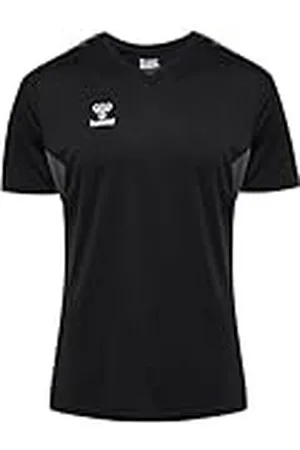 Hummel Authentic PL Jersey S/S Sport – Camiseta de Manga Corta para Hombre – Camiseta Deportiva – Corte Normal – de 100% poliéster Reciclado – Transpirable y de Secado rápido